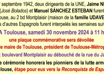 Jaime Nieto, el albaceteño de Madrigueras, será homenajeado en Toulouse por su lucha antifascista