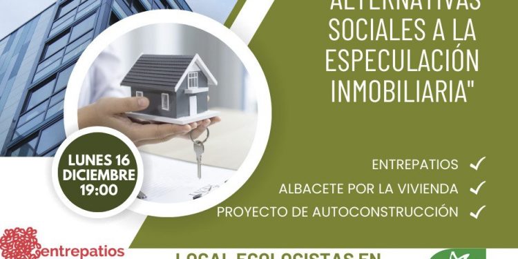 Charla-Debate en Albacete Sobre Alternativas Sociales a la Especulación Inmobiliaria
