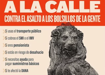 Movilización CCOO y UGT