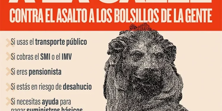 Movilización CCOO y UGT