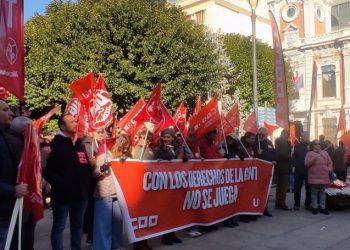 Concentración de CCOO y UGT