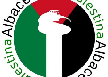 Logo de Albacete con Palestina