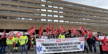 Trabajadores de Daher y del transporte sanitario se movilizaron en Albacete por sus derechos