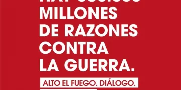 Cartel PCE contra la guerra