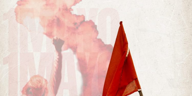 Cartel del 1 de mayo en Albacete 2025