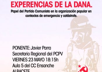 Acto en Albacete de Javier Parra. Experiencias de la DANA
