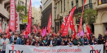 Miles de personas exigen en Albacete la reducción de la jornada laboral