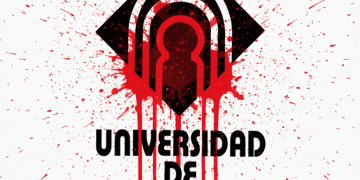 Logo UCLM manchada de sangre