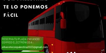 Te contamos cómo acudir desde Albacete a la manifestación contra el genocidio de Palestina este sábado en Madrid