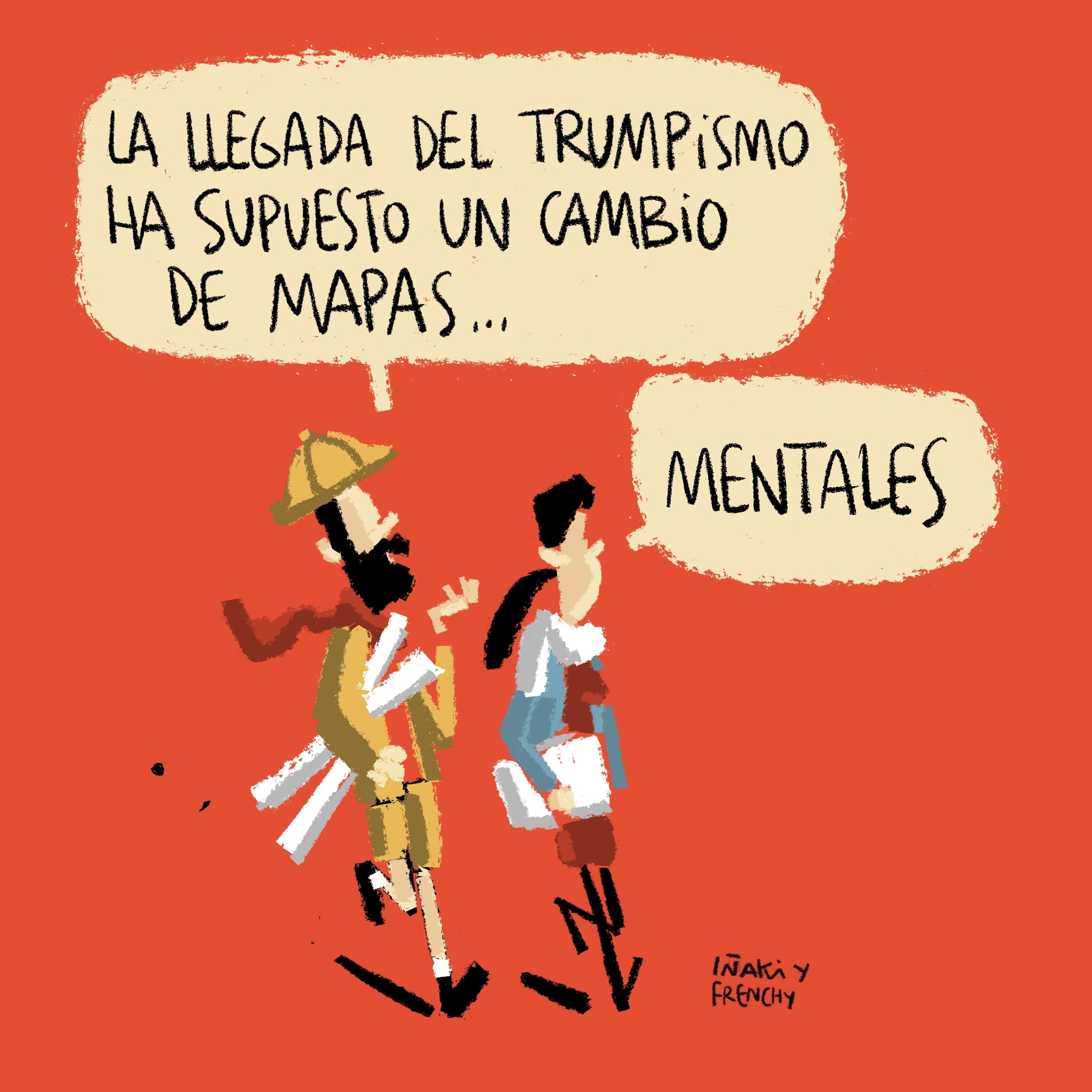 Viñeta de Iñaki y Frenchy
