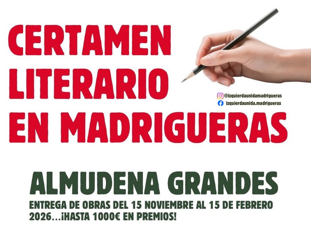 Certamen literario en Madrigueras Almudena Grandes