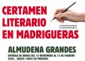 Certamen literario en Madrigueras Almudena Grandes