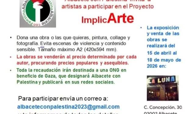 ImplicArte, iniciativa de Albacete con Palestina