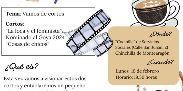 Cine y reflexión feminista en una nueva sesión de “Cafés feministas” en Chinchilla esta tarde