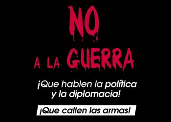 Cartel no a la guerra