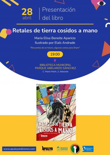 Retales de tierra cosidos a mano”: María Elisa Beneite, el 28 de abril en la Biblioteca del Parque Abelardo Sánchez
