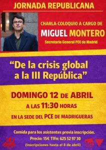 Acto republicano PCE en Madrigueras