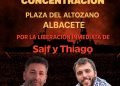 Albacete con Palestina convoca una protesta en el Altozano por la liberación de Saif y Thiago