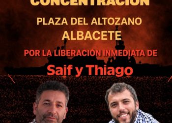 Albacete con Palestina convoca una protesta en el Altozano por la liberación de Saif y Thiago