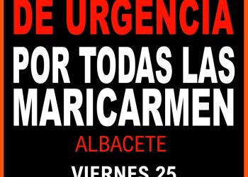 Convocada una concentración de urgencia esta tarde en Albacete tras el desahucio de Maricarmen