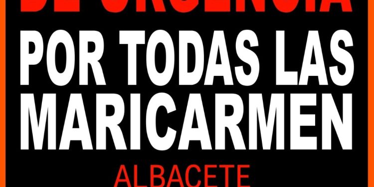 Convocada una concentración de urgencia esta tarde en Albacete tras el desahucio de Maricarmen