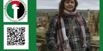 Juana Ruiz Sánchez analizará en Albacete la situación actual en Palestina